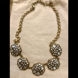 J.Crew crystal pendant statement necklace